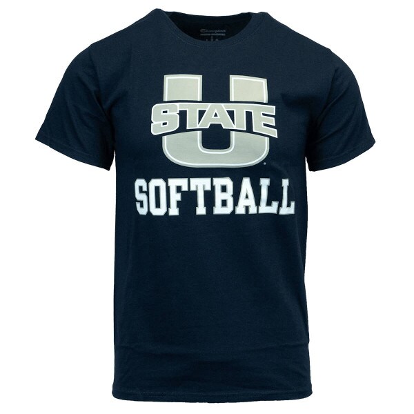 utah state champion softball tshirt navy